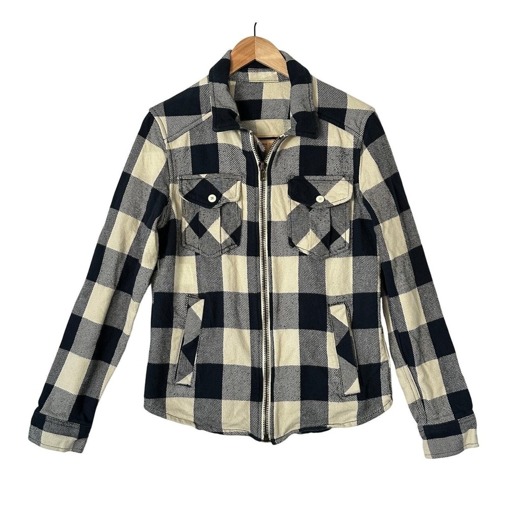 Arizona Jean Co Women Jacket Sz S Buffalo Plaid Flannel Shacket Gorp Outdoors